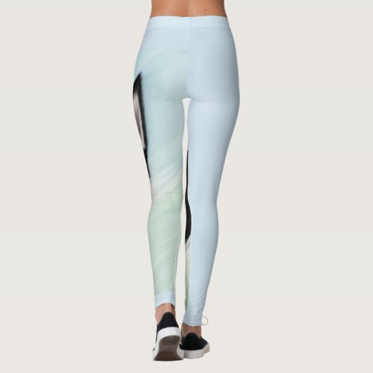 Leggings van Pomsky Dog (Achterkant)