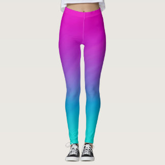 Leggings van Rainbow Ombre