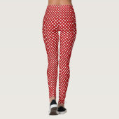 Leggings van Red en White Polka Dot Minnie (Achterkant)