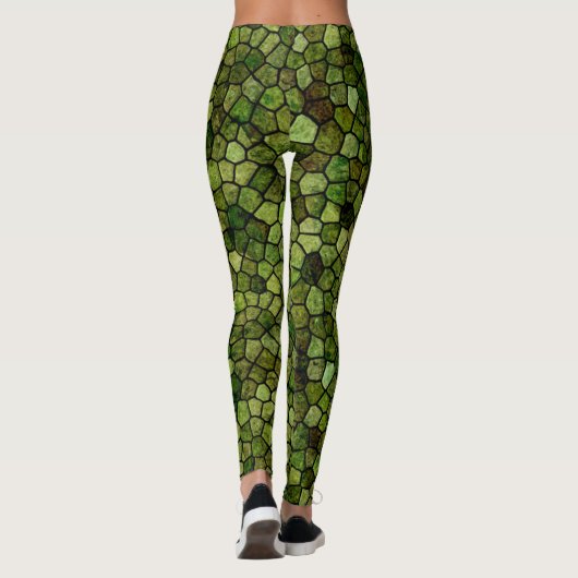 Leggings van reptielhuid (Achterkant)