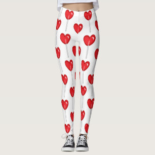 leggings van rode hartritme