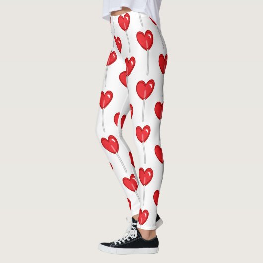 leggings van rode hartritme (Links)