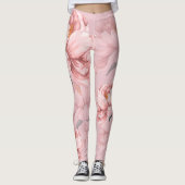 Leggings van roze bloemen (Voorkant)