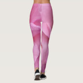 Leggings van roze rozenbloem (Achterkant)
