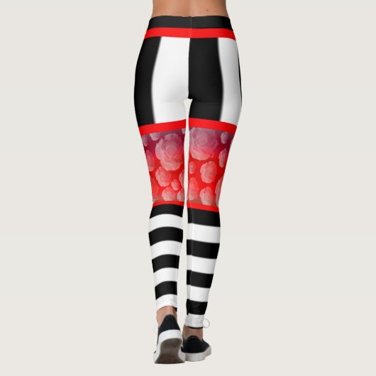 Leggings van Rozen en vellen (Achterkant)