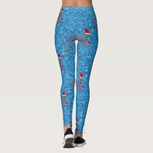 leggings van santa claus dolphins (Achterkant)