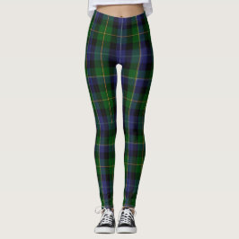 Leggings van Smith Tartan Green Blue Women's