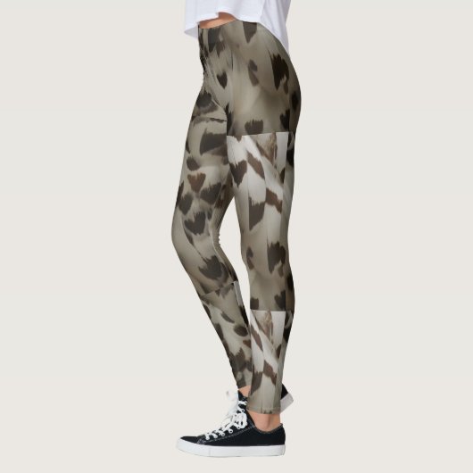 Leggings van Snowy Owl Feathers (Links)