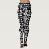 Leggings van sportwedstrijden met het Cute volleyb (Achterkant)