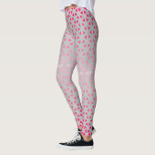 Leggings van Triangle.Pattern.shade.pink.02 Lgrey  (Links)