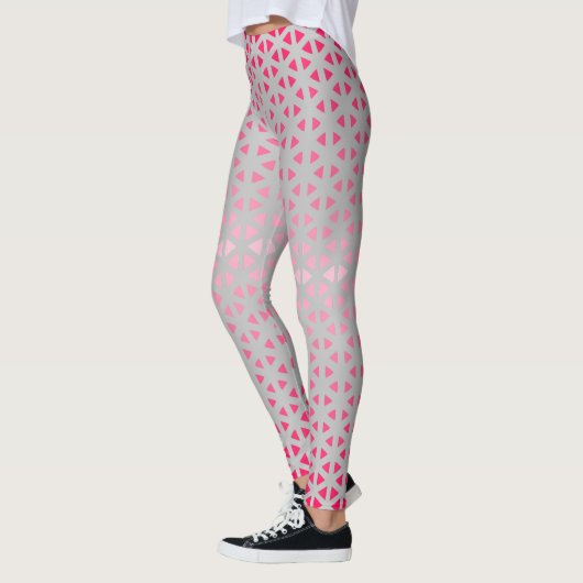 Leggings van Triangle.Pattern.shade.pink.02 Lgrey (Links)