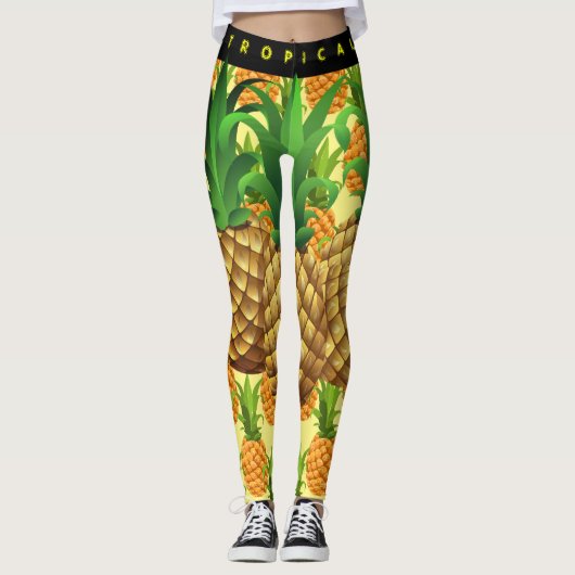 Leggings van Tropisch Fun (Voorkant)