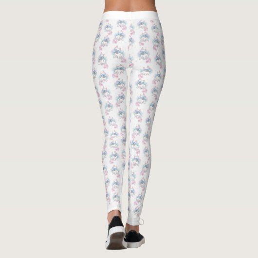 Leggings van tropische ruggen (Achterkant)