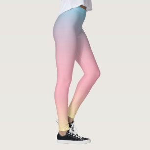 Leggings van Unicorn - pastel Ombre gradiënt