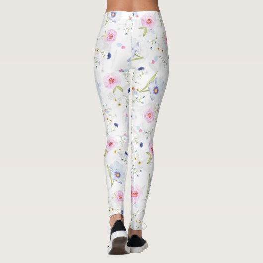 leggings van veerbloemen (Achterkant)
