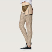 Leggings van viskousen en luipaarden (Links)