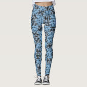 Leggings van vrouwen - Blauwe speldenstaart (Voorkant)