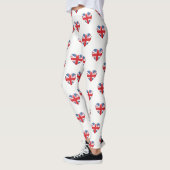 Leggings van vrouwen - Brits hart (Links)