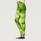 Leggings van vrouwen | Eco Fitness Leafs (Links)