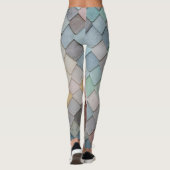 Leggings van vrouwen | Eco Fitness Mozaïek (Achterkant)