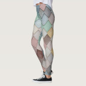 Leggings van vrouwen | Eco Fitness Mozaïek (Links)