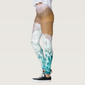 Leggings van vrouwen | Eco Fitness Ocean (Links)