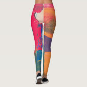 Leggings van vrouwen | Eco Fitness Painting (Achterkant)