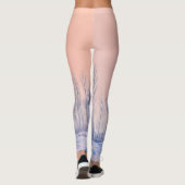 Leggings van vrouwen | Eco Fitness Winterbos (Achterkant)