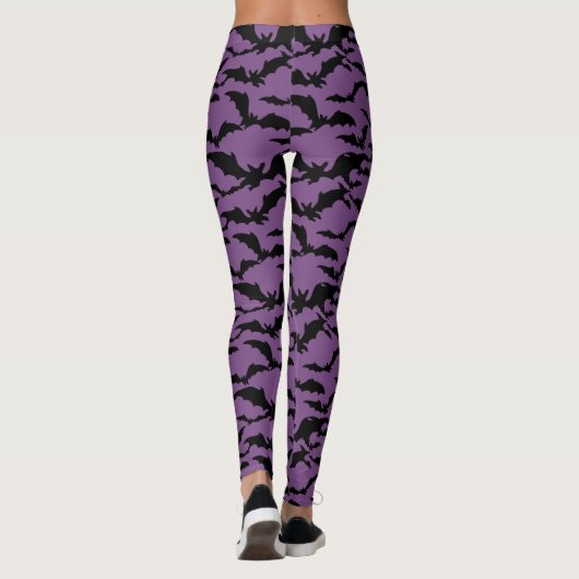 Leggings van vrouwen — Halloween vleermuizen (Achterkant)