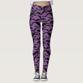 Leggings van vrouwen — Halloween vleermuizen (Voorkant)