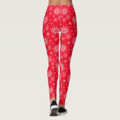 Leggings van vrouwen — Holiday Snowflakes (Achterkant)