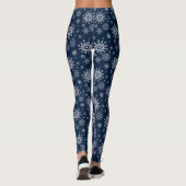 Leggings van vrouwen — Holiday Snowflakes (Achterkant)