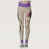 Leggings van vrouwen in de waterverf van wilde blo (Voorkant)