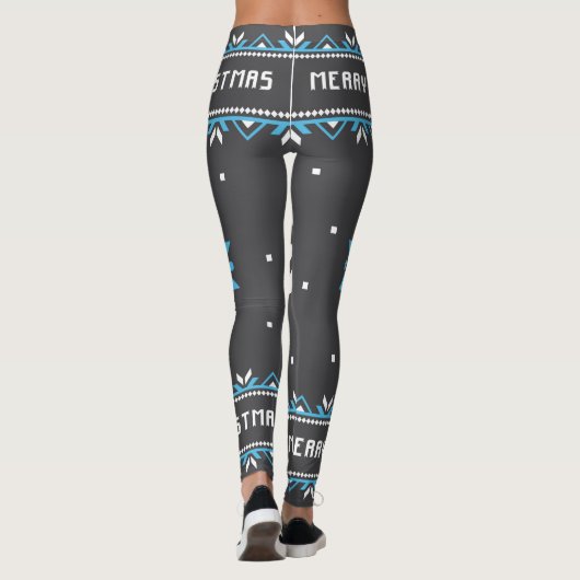 Leggings van vrouwen met een zwarte of blauwe kers (Achterkant)