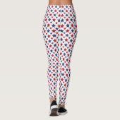 Leggings van vrouwen — patriottische sterren (Achterkant)