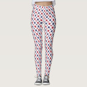 Leggings van vrouwen — patriottische sterren (Voorkant)