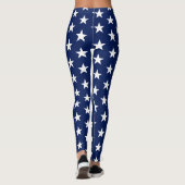 Leggings van vrouwen — patriottische sterren (Achterkant)