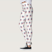 Leggings van vrouwen — patriottische sterren (Links)