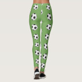 Leggings van vrouwen — Voetballen (Achterkant)
