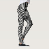 Leggings van vrouwen — Zwarte strepen (Rechts)