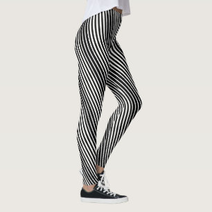 Leggings van vrouwen — Zwarte strepen