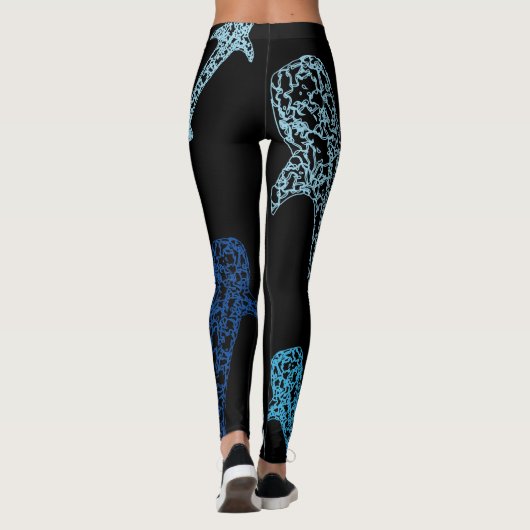 Leggings van walvishaai (Achterkant)