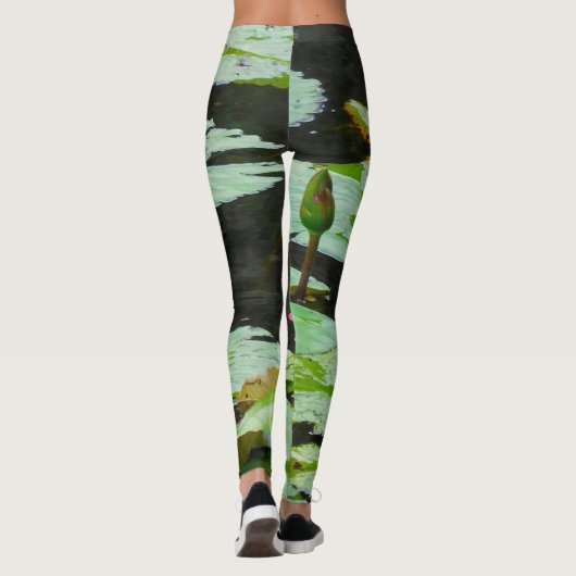 Leggings van waterlelies (Achterkant)