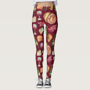 leggings van wijn en kaas