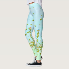 Leggings van wilde bloemen