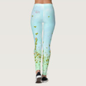 Leggings van wilde bloemen (Achterkant)