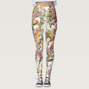 Leggings van wilde bloemen