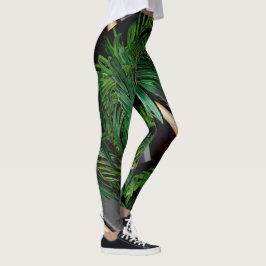 Leggings van wilde tropische Oerwouden palmbomen