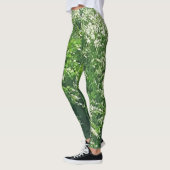 Leggings van witte Floral (Links)