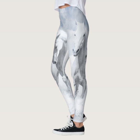 Leggings van witte paarden (Links)